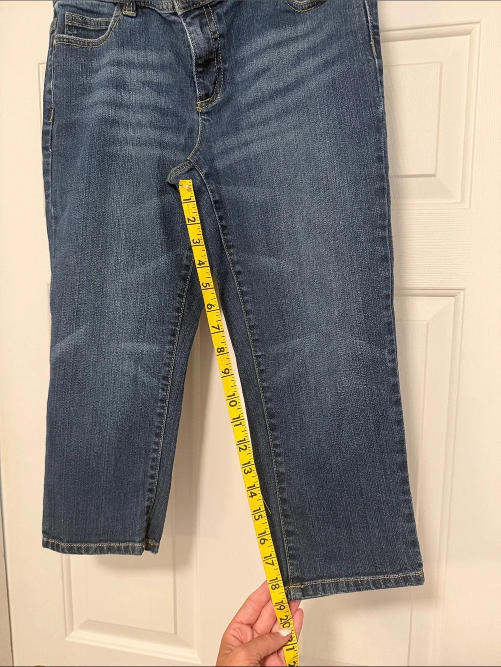 Michael Kors Women's Blue Straight-Leg Jeans